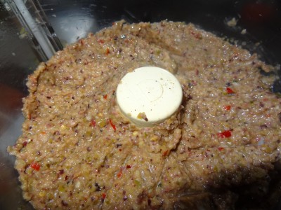 The finished tapenade The finished tapenade