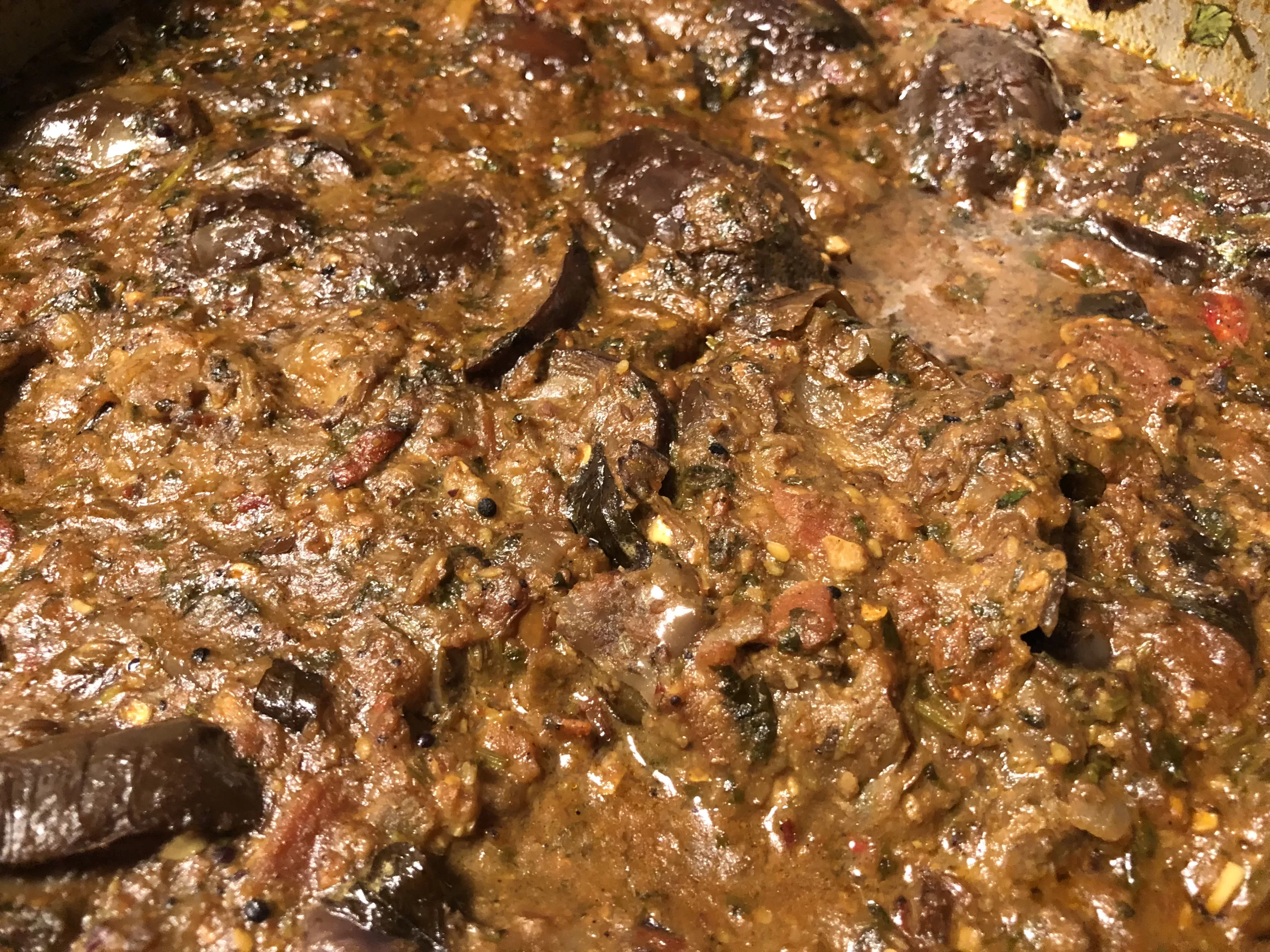 Eggplant Masala – Bagara Baingan – Curry