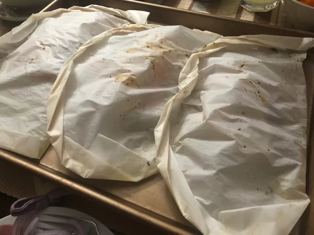 Cod en Papillote - Fish in Parchment Paper