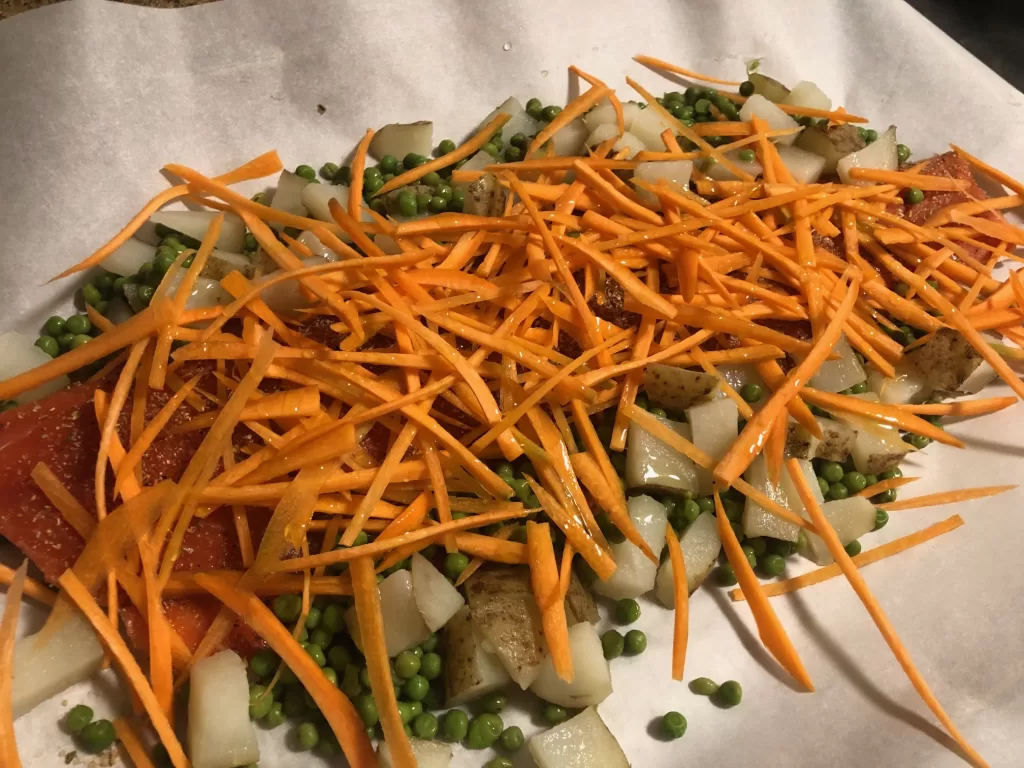 Salmon en Papillote - Fish in Parchment Paper