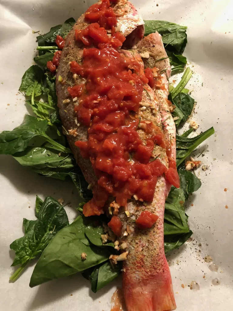 Snapper en Papillote - Fish in Parchment Paper